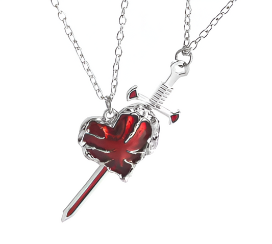 Collar Corazón y Espada
